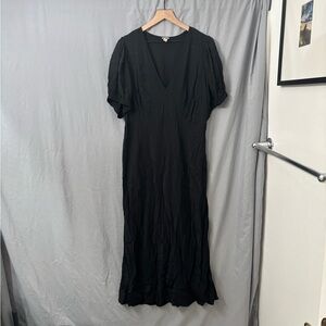 a new day Black Midi Dress
